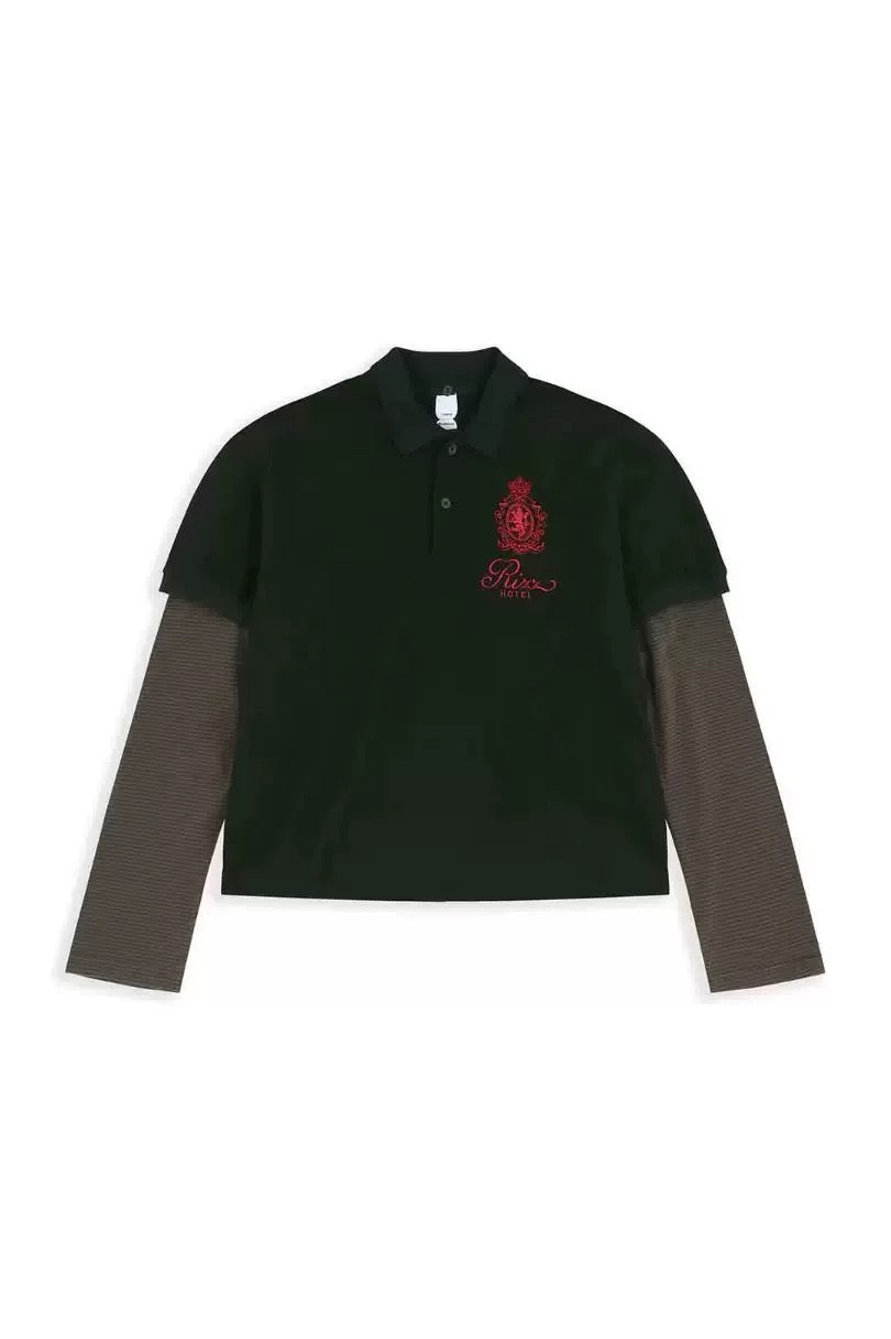 PROTOCOL INDEX Polo Collar Patchwork