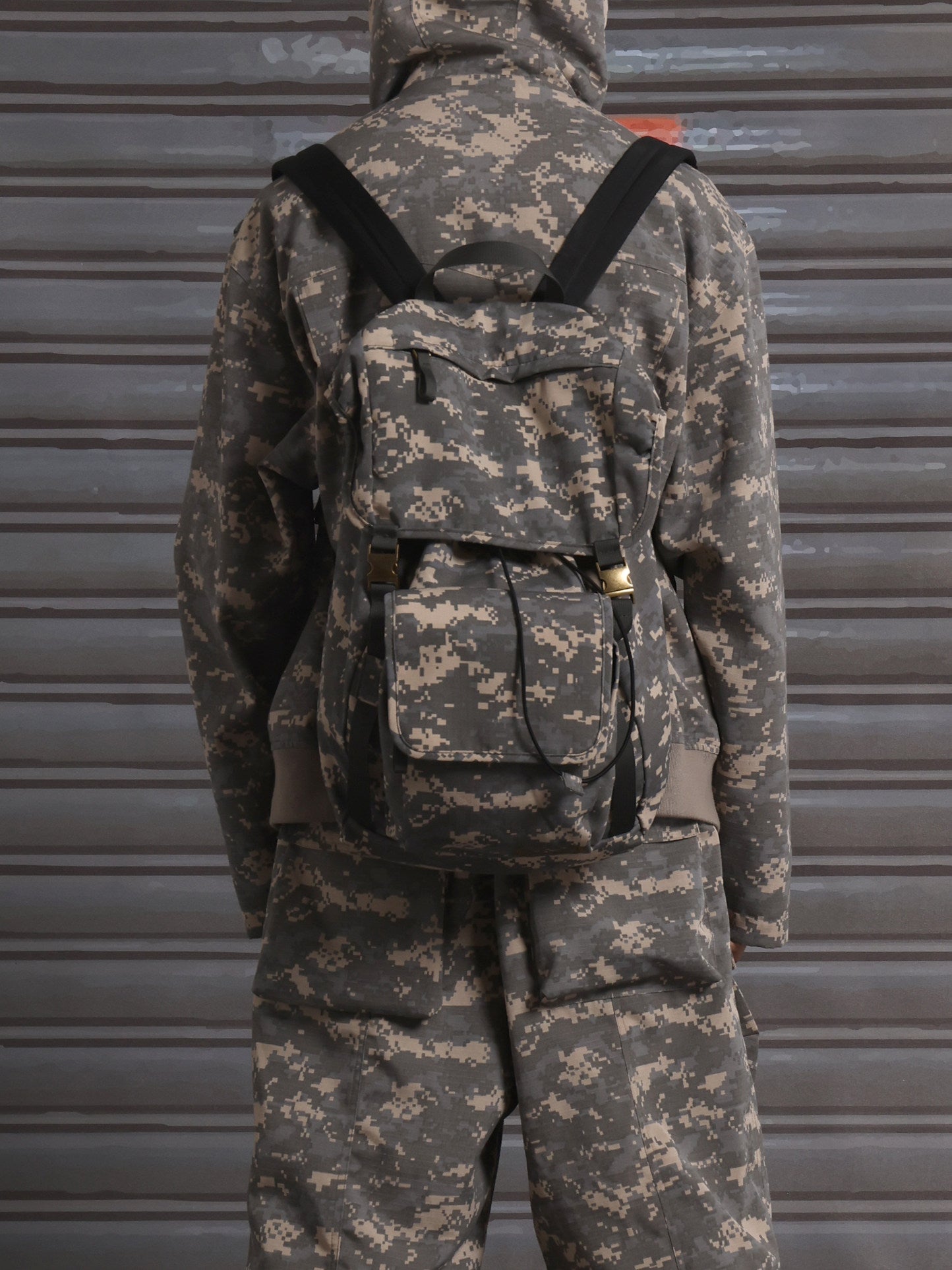 CHAI REBELS Camo Drawstring Bag