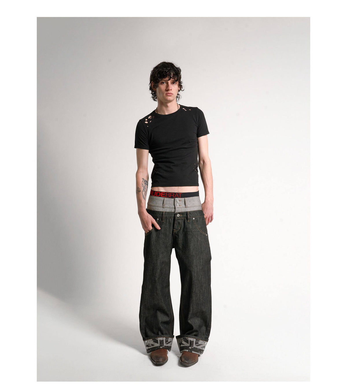 RUDEBRAT Selvedge Baggy Denim