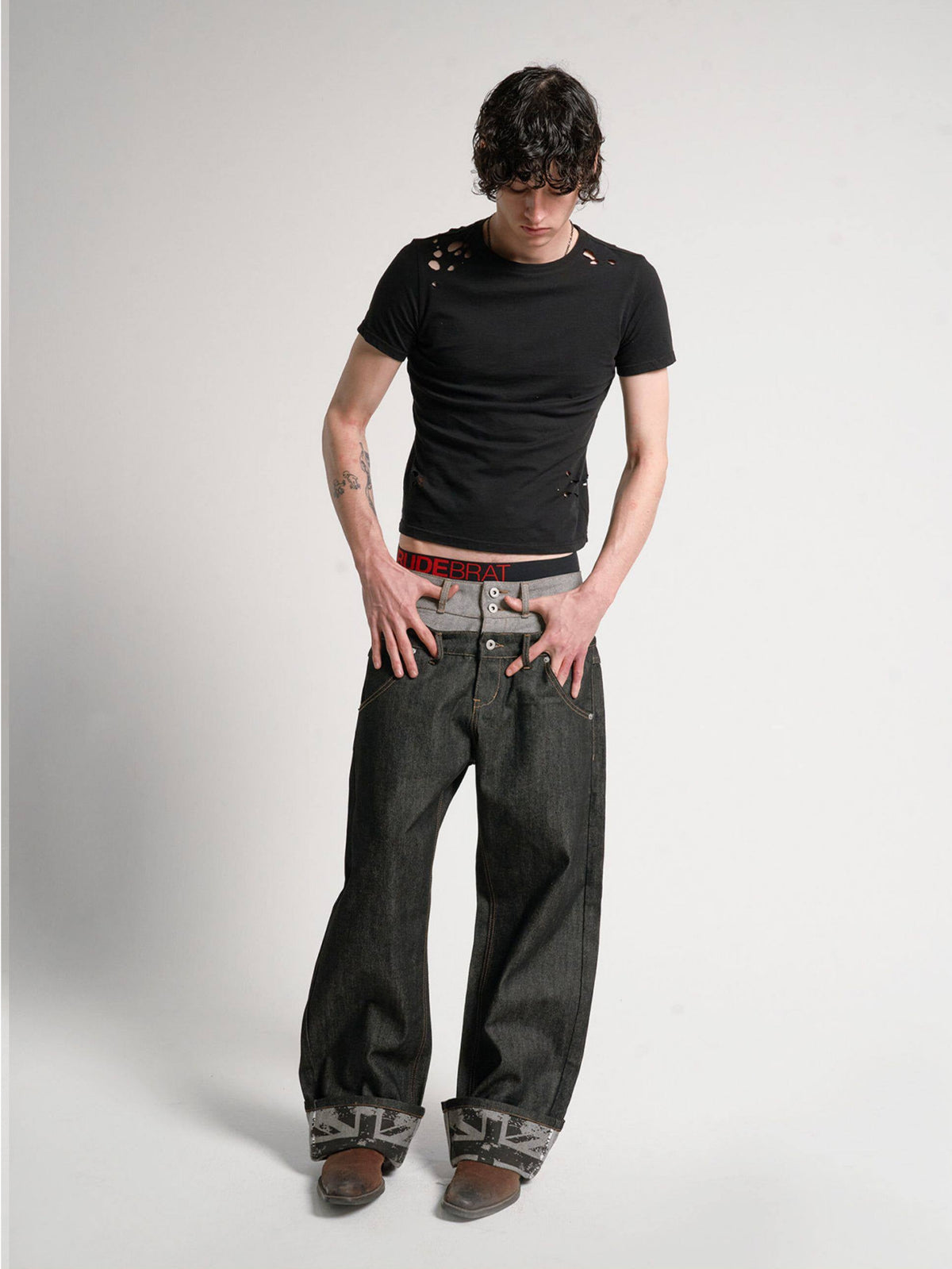 RUDEBRAT Selvedge Baggy Denim