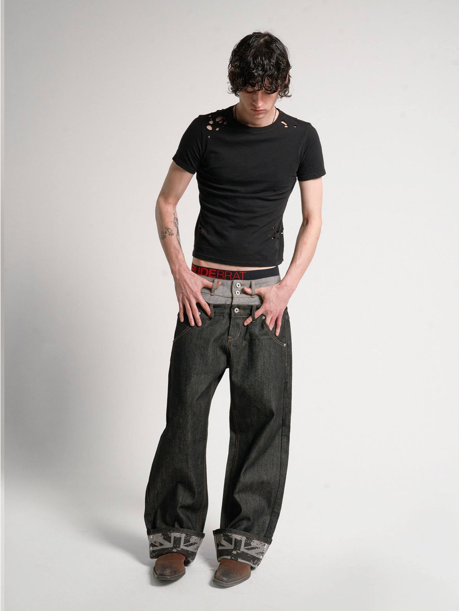 RUDEBRAT Selvedge Baggy Denim