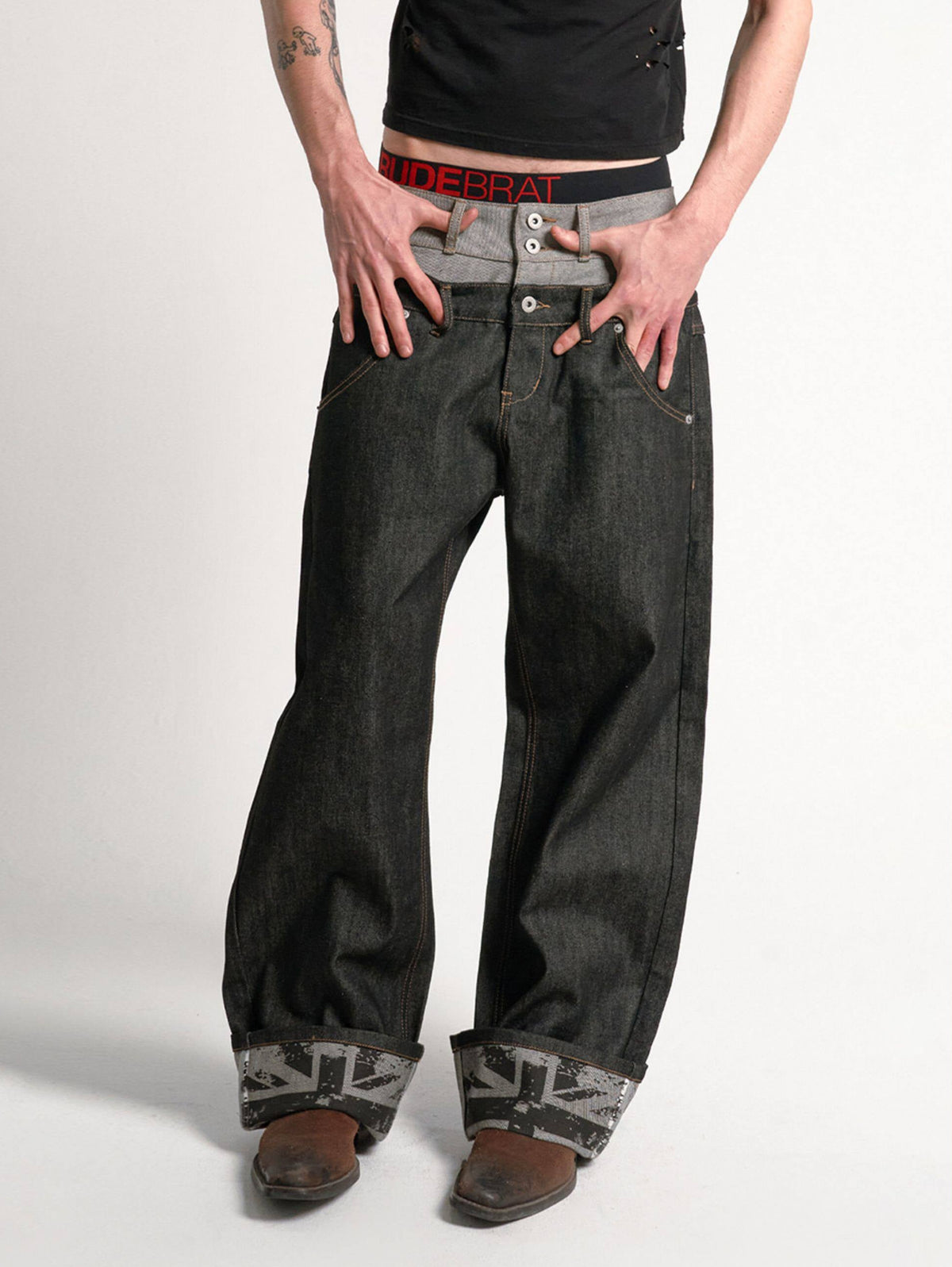 RUDEBRAT Selvedge Baggy Denim