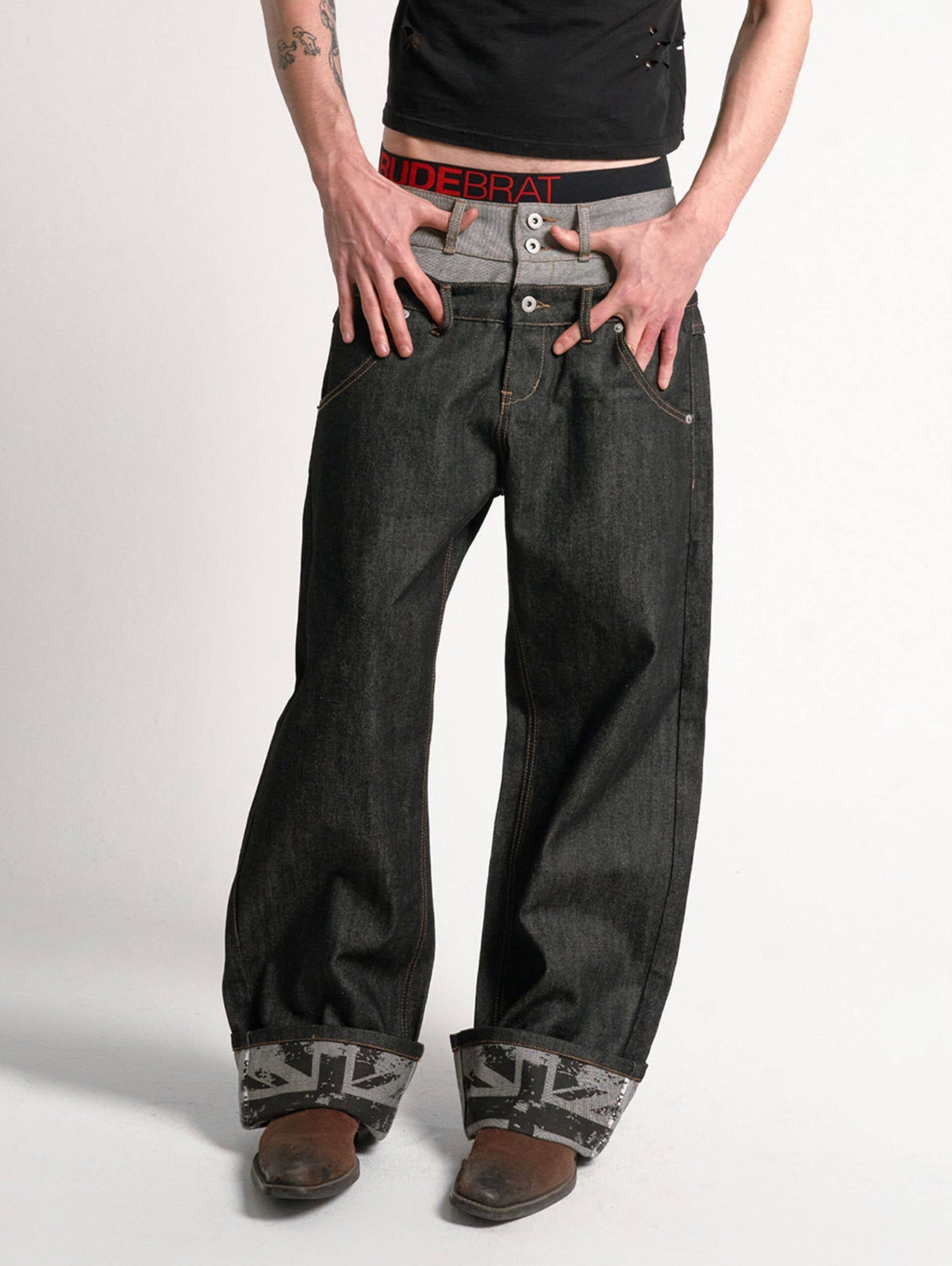 RUDEBRAT Selvedge Baggy Denim