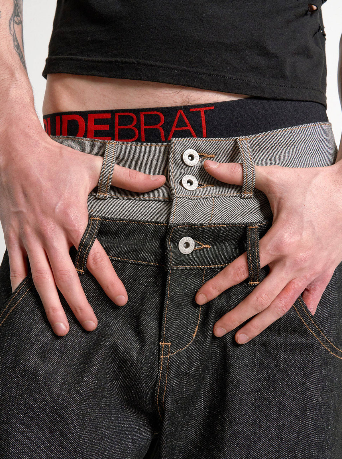 RUDEBRAT Selvedge Baggy Denim