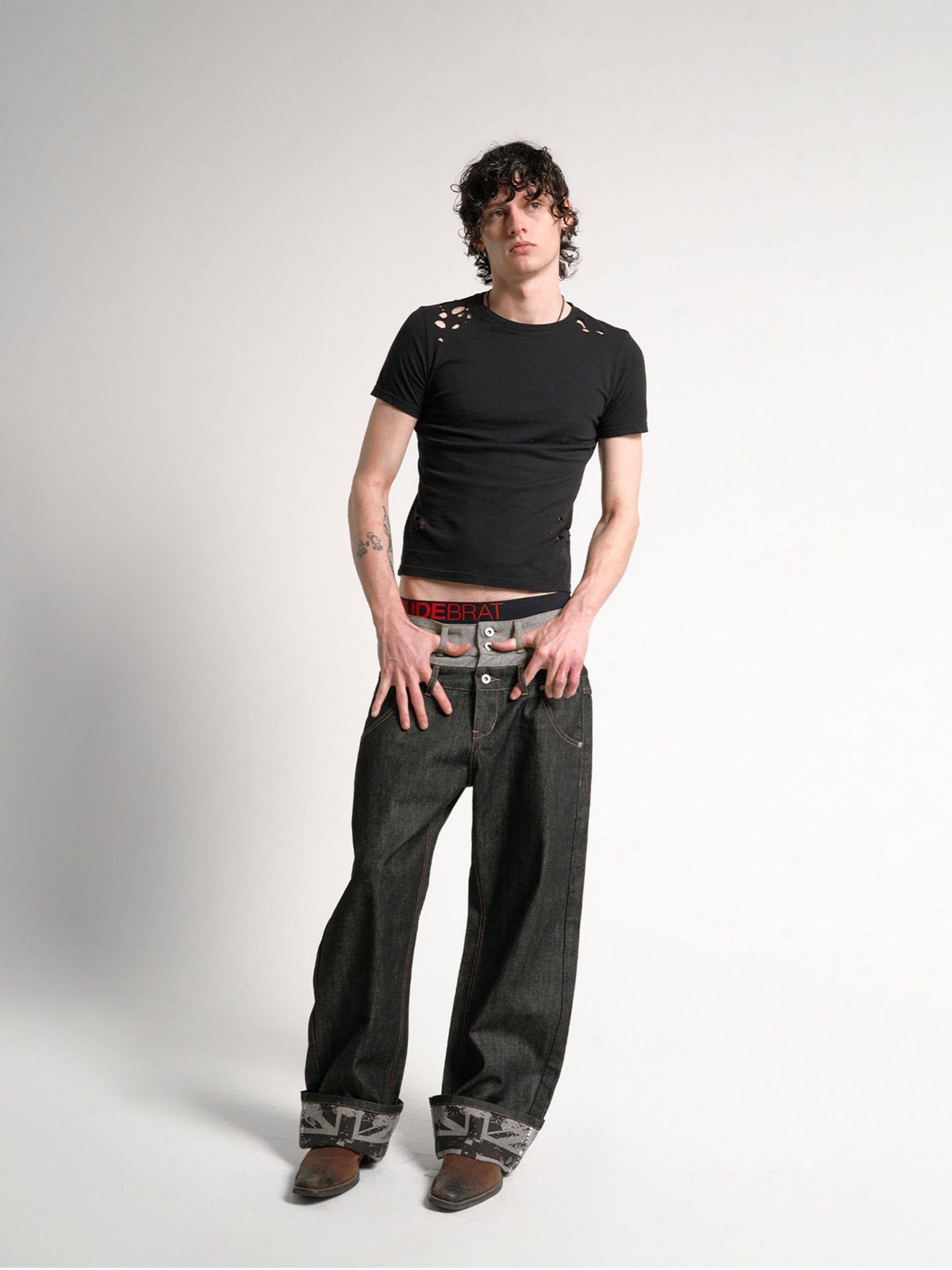 RUDEBRAT Selvedge Baggy Denim