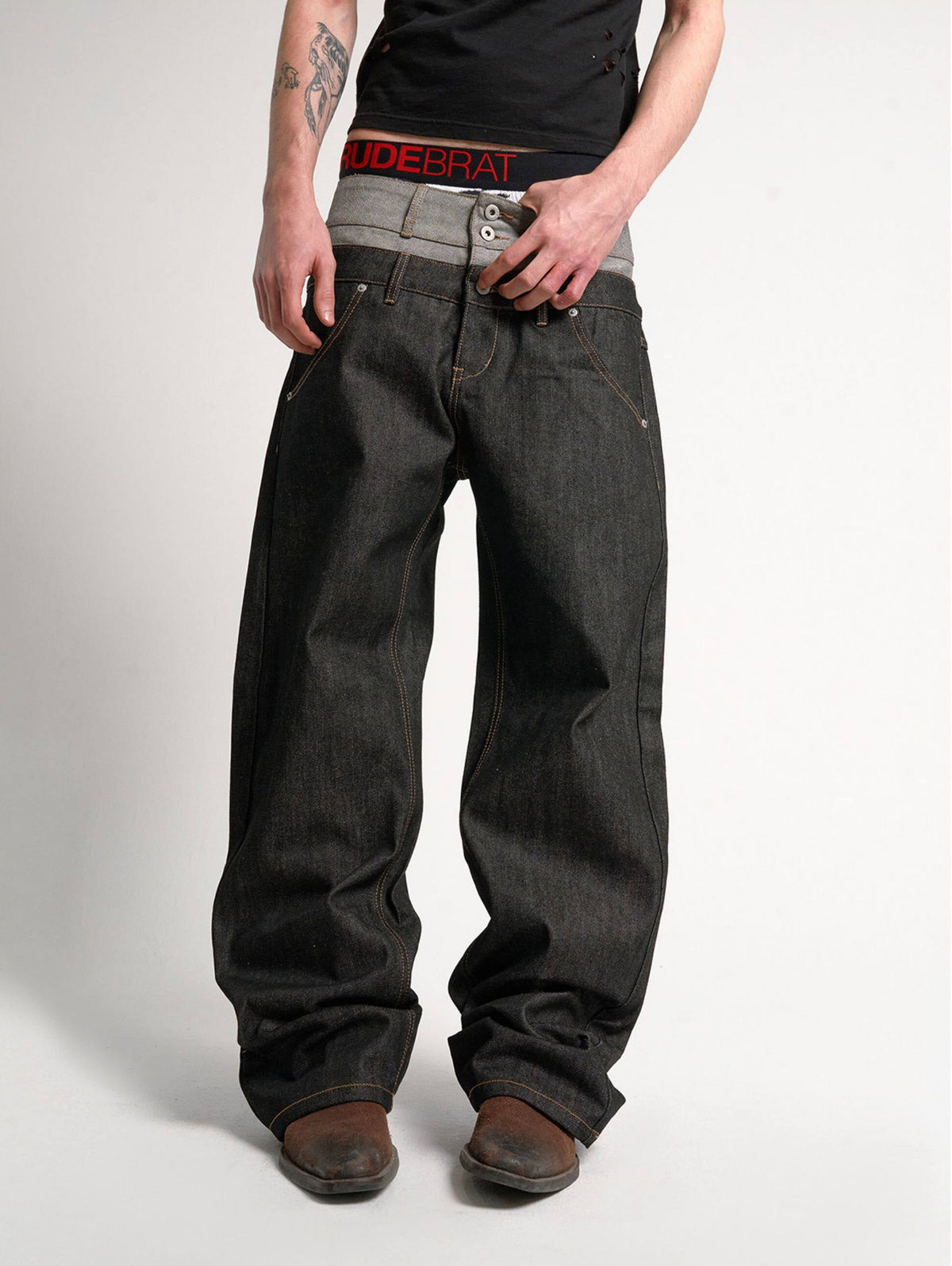 RUDEBRAT Selvedge Baggy Denim